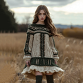 Textured Knit Sweater