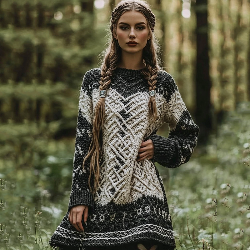 Textured Cropped Sweater