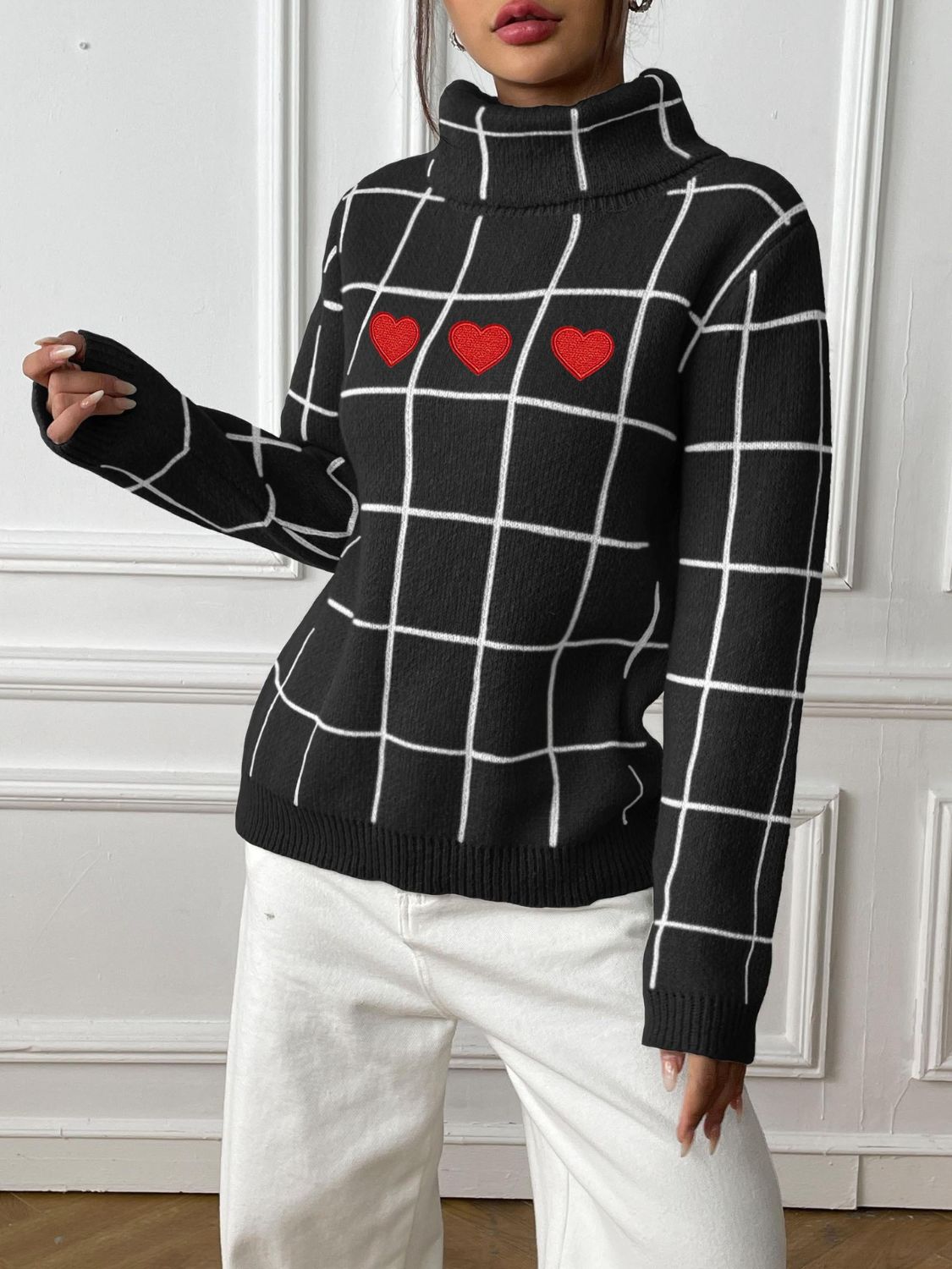 Textured Ribbed Sweater