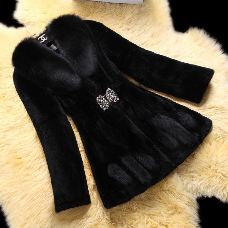 Layered Wool Coat