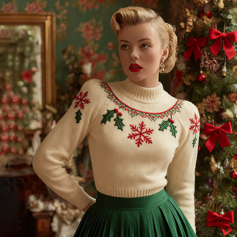 Casual Cropped Sweater
