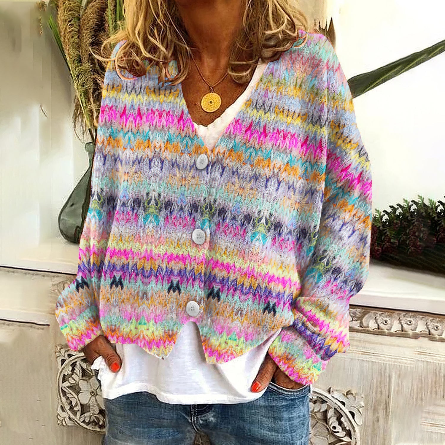 Relaxed Cropped Sweater