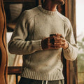 Textured Buttoned Sweater