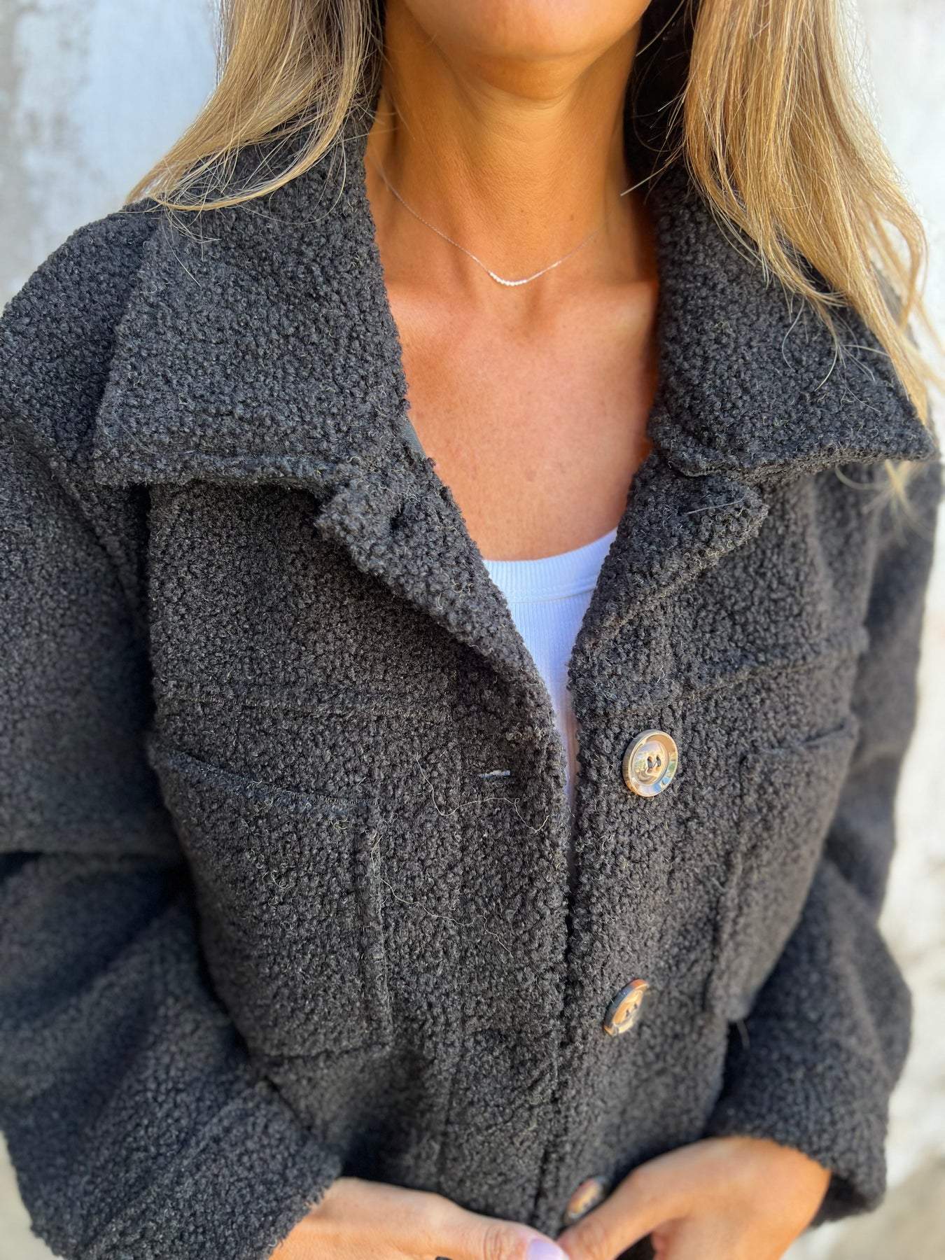 Relaxed Buttoned Coat