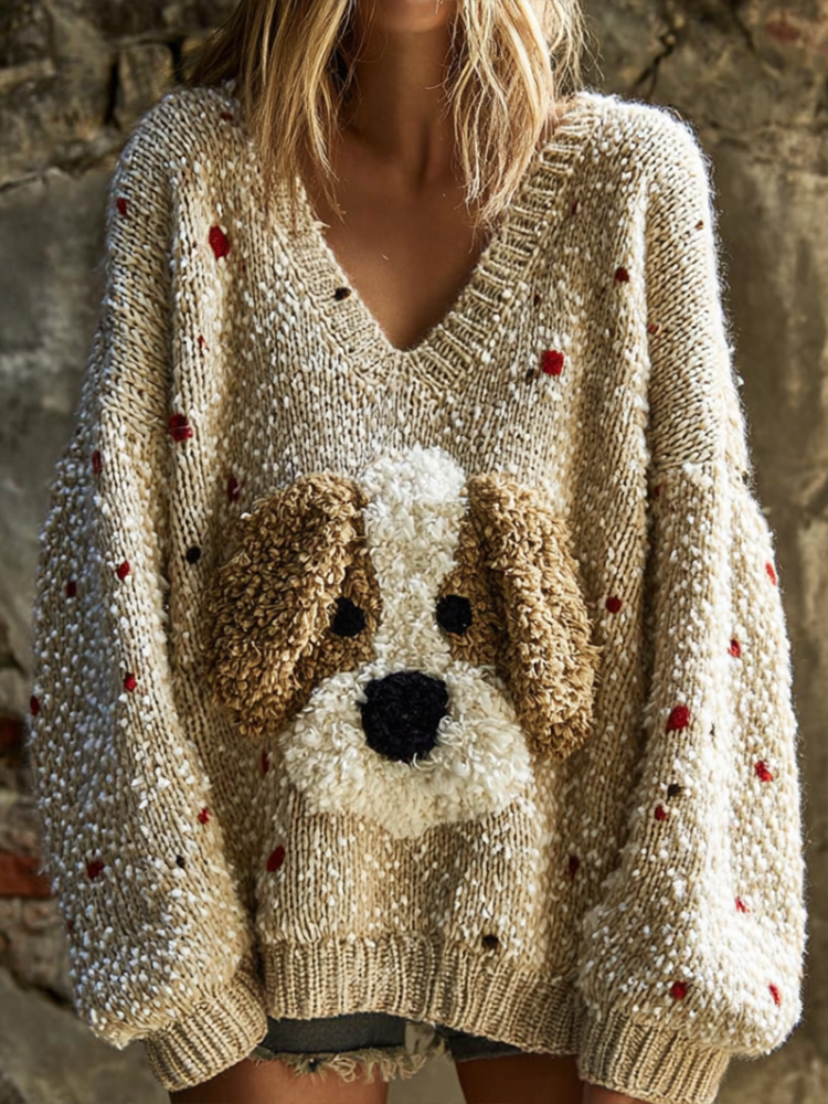 Relaxed Cropped Sweater