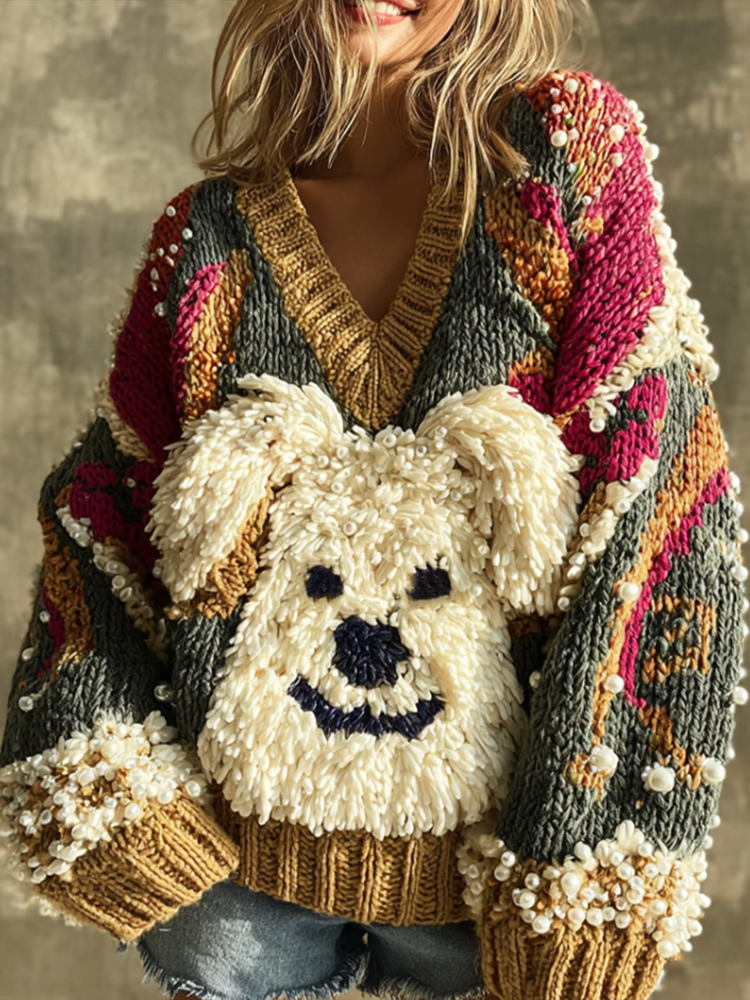 Relaxed Textured Sweater