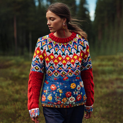 Easy Cropped Sweater
