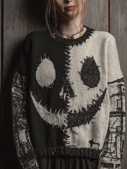Casual Buttoned Sweater