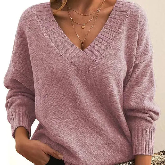 Warm V-Neck Sweater