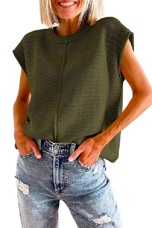 Easy Buttoned Sweater