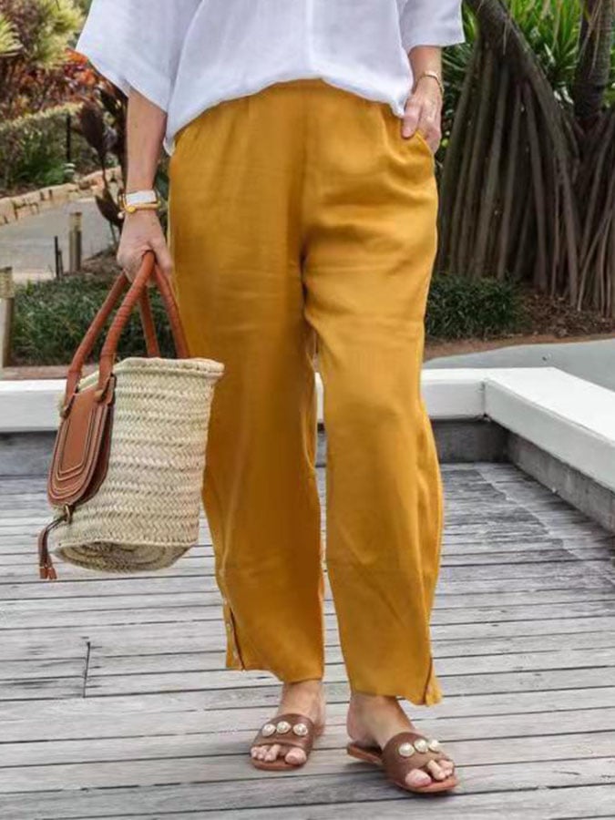 Minimal Ribbed Pants