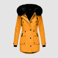 Layered Hooded Coat