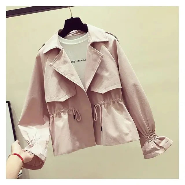 Layered Double-Breasted Coat