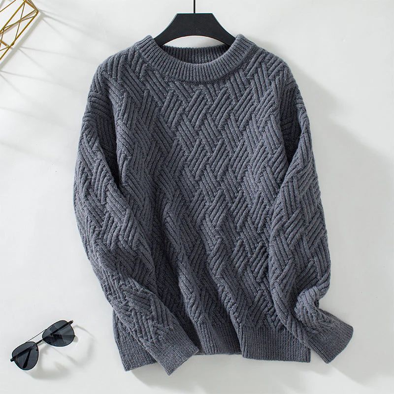 Textured Oversized Sweater