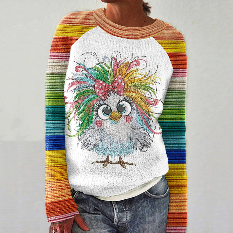 Textured Ribbed Sweater