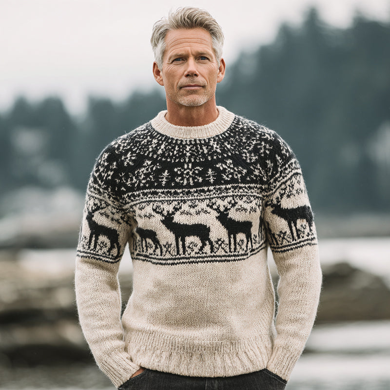Textured Ribbed Sweater