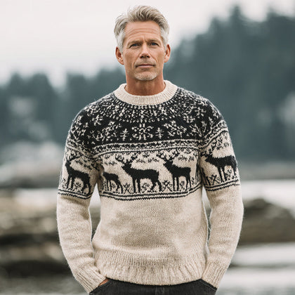 Textured Ribbed Sweater