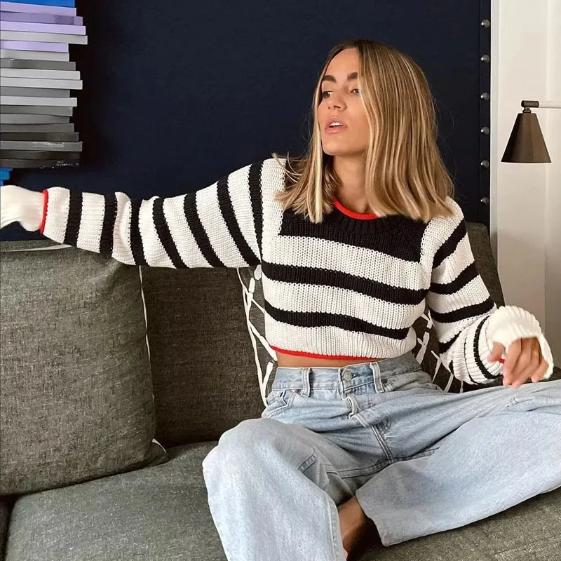 Warm Cropped Sweater