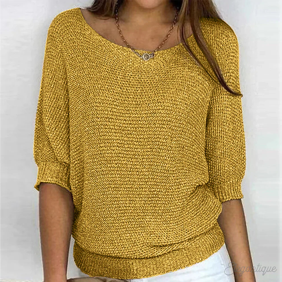 Soft Buttoned Sweater