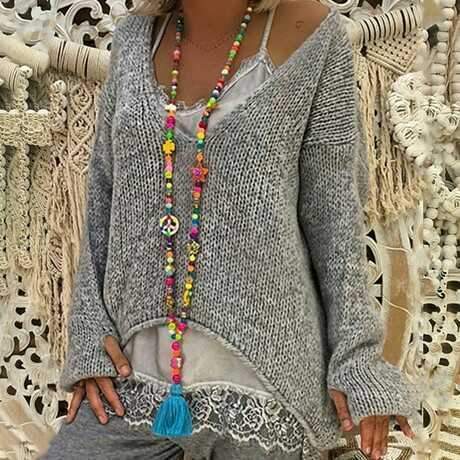 Easy Ribbed Sweater