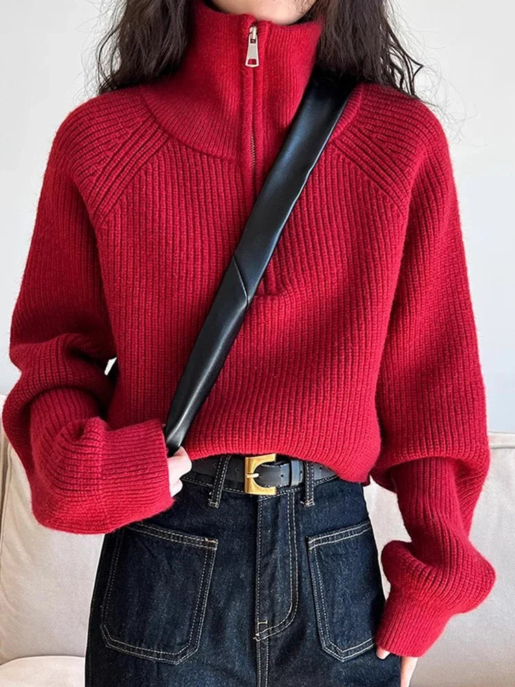 Warm Ribbed Sweater