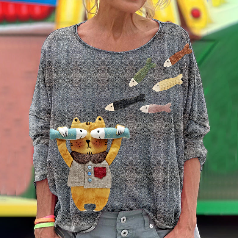 Relaxed Long-Sleeve Shirt