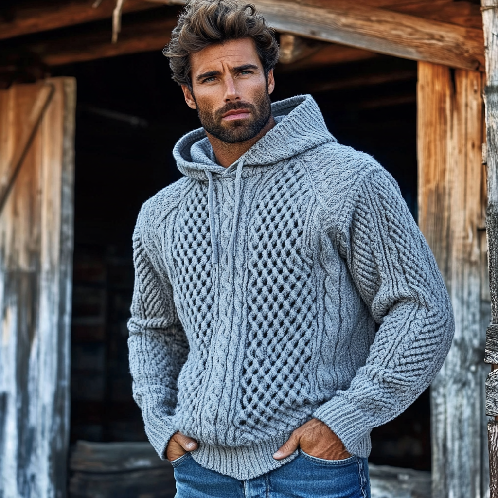 Textured Ribbed Sweater