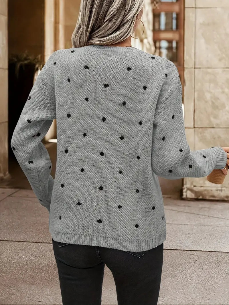 Casual Cropped Sweater