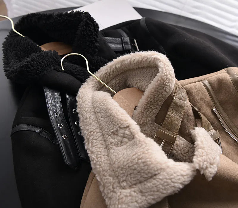 Layered Buttoned Coat