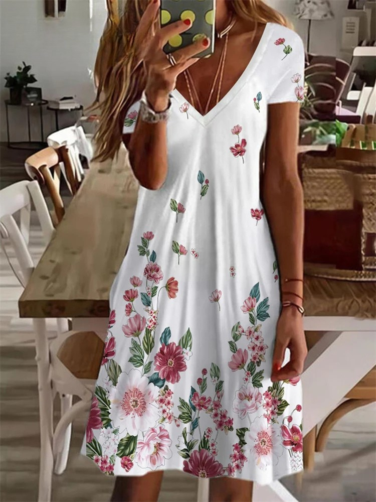 Brunch Short-Sleeve Dress