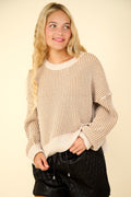 Relaxed Ribbed Sweater