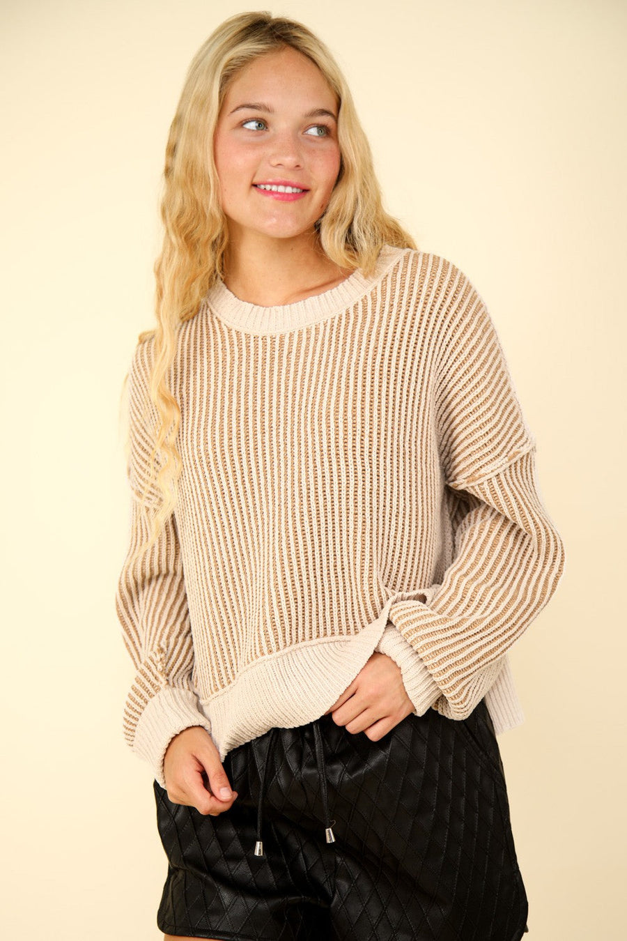 Relaxed Ribbed Sweater