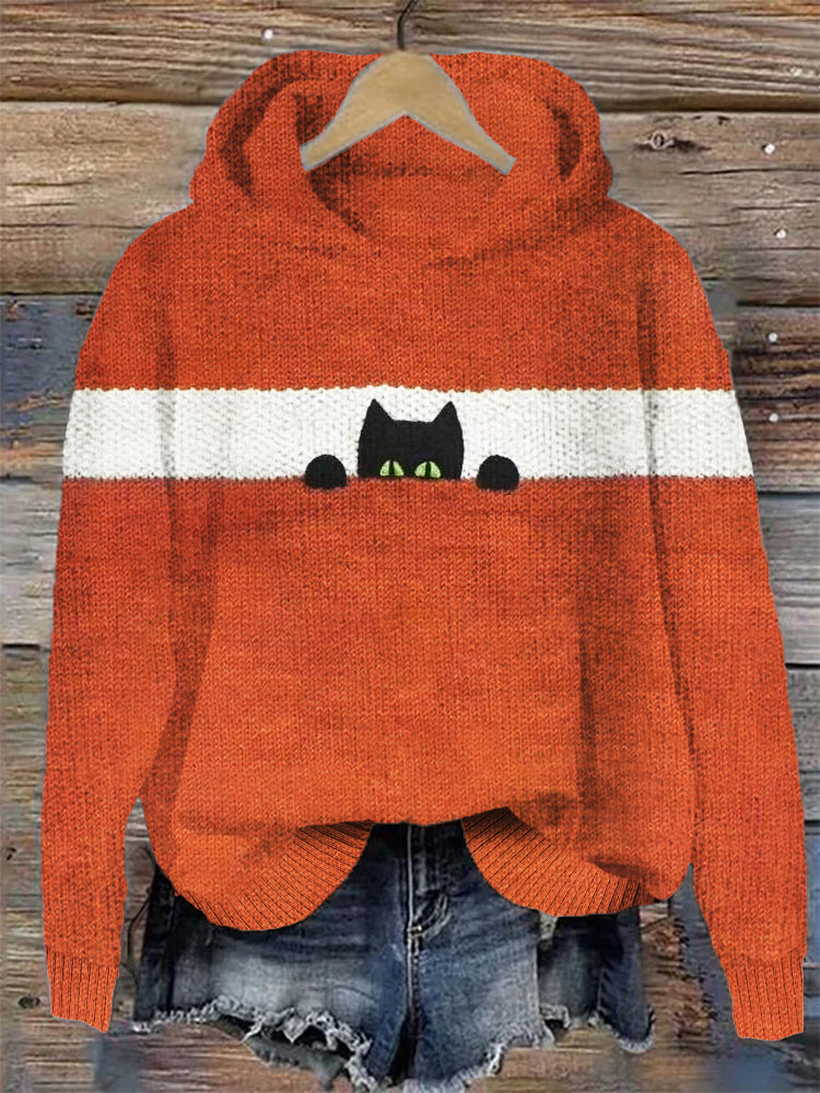 Casual Cropped Sweater
