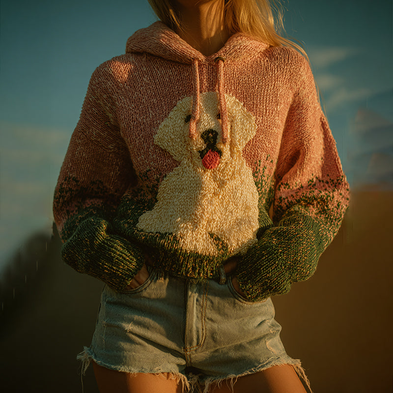 Textured Oversized Sweater