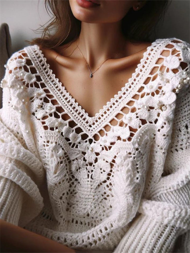 Warm V-Neck Sweater