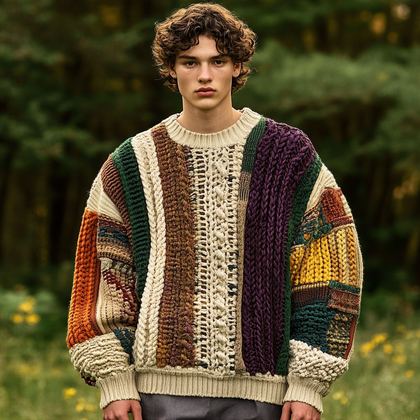 Casual Ribbed Sweater