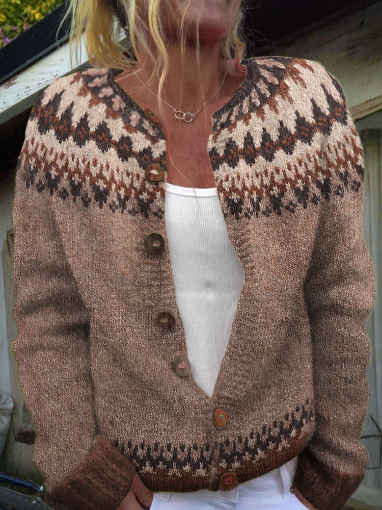 Relaxed Buttoned Sweater