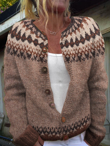 Relaxed Buttoned Sweater