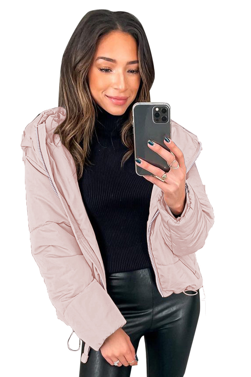 Elegant Hooded Coat