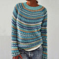 Textured Cropped Sweater