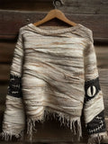 Textured Buttoned Sweater