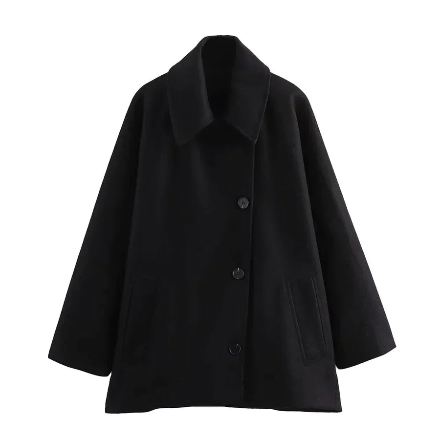 Warm Buttoned Coat