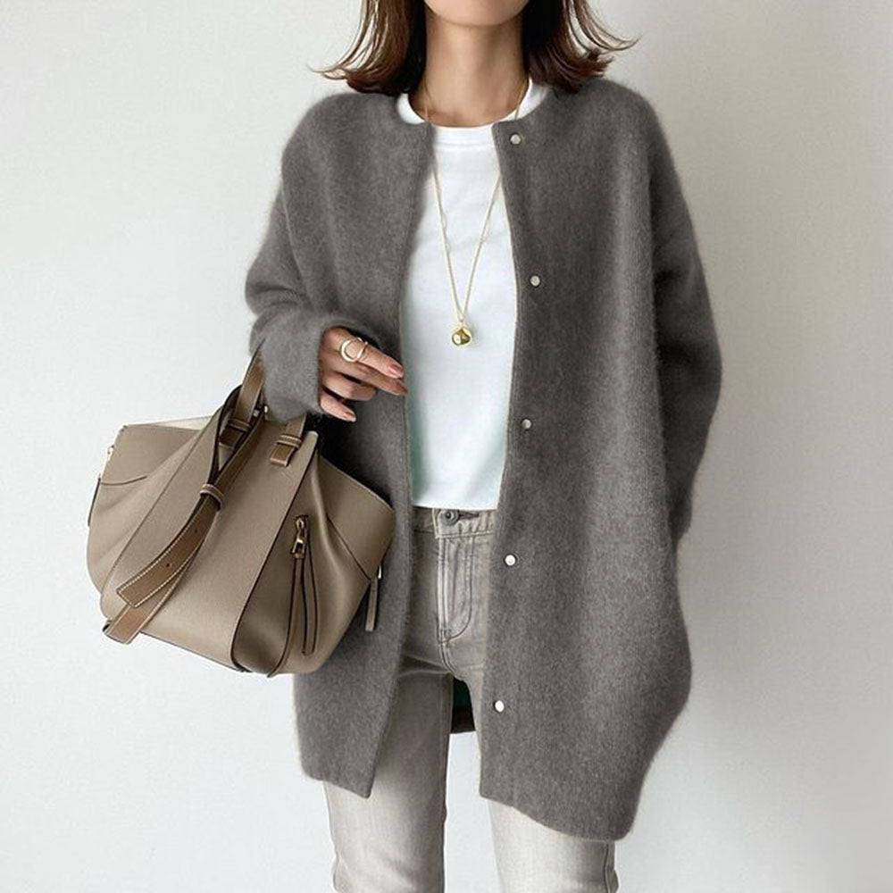Cozy Double-Breasted Coat