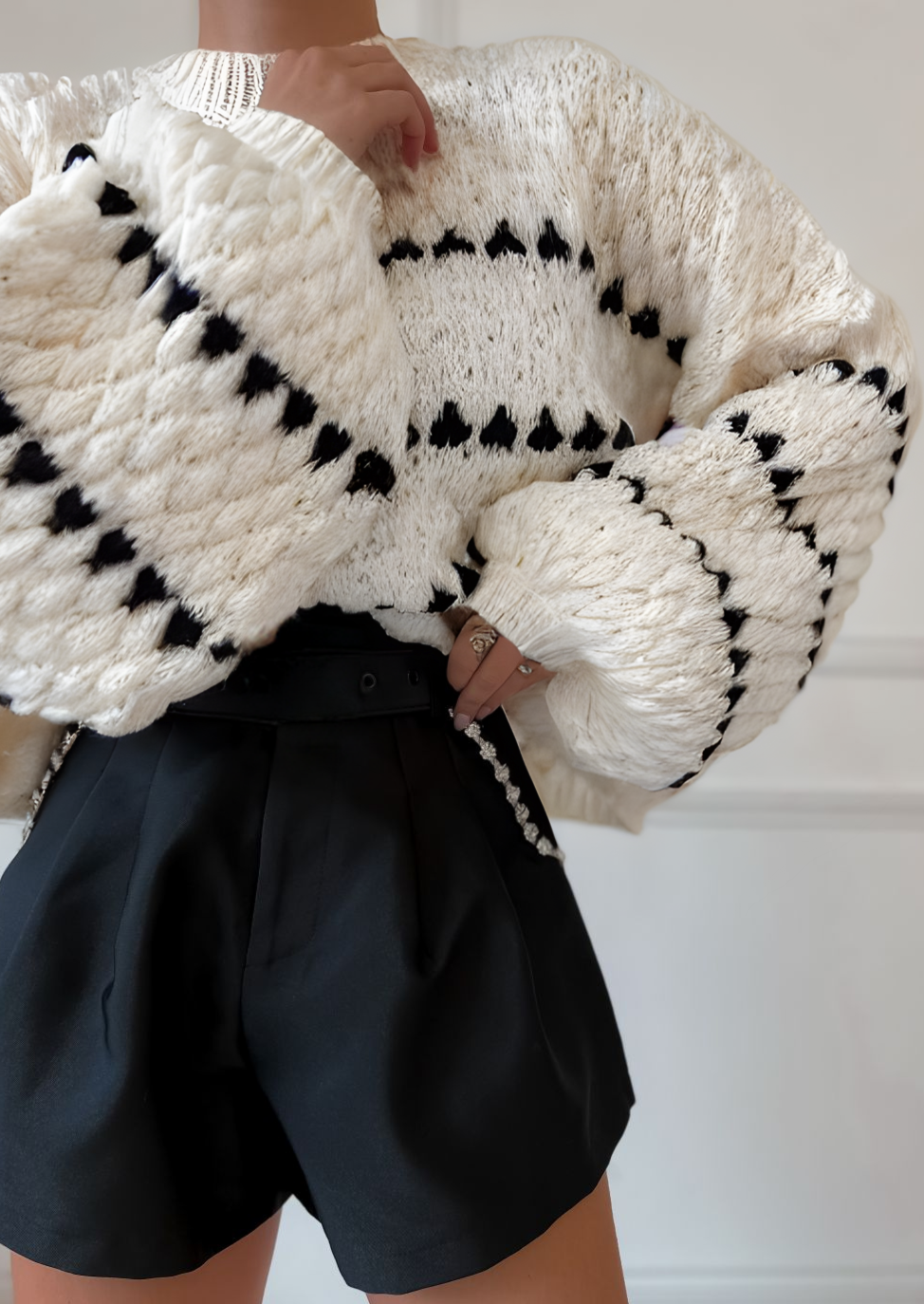Soft Buttoned Sweater