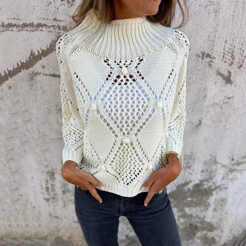 Textured V-Neck Sweater