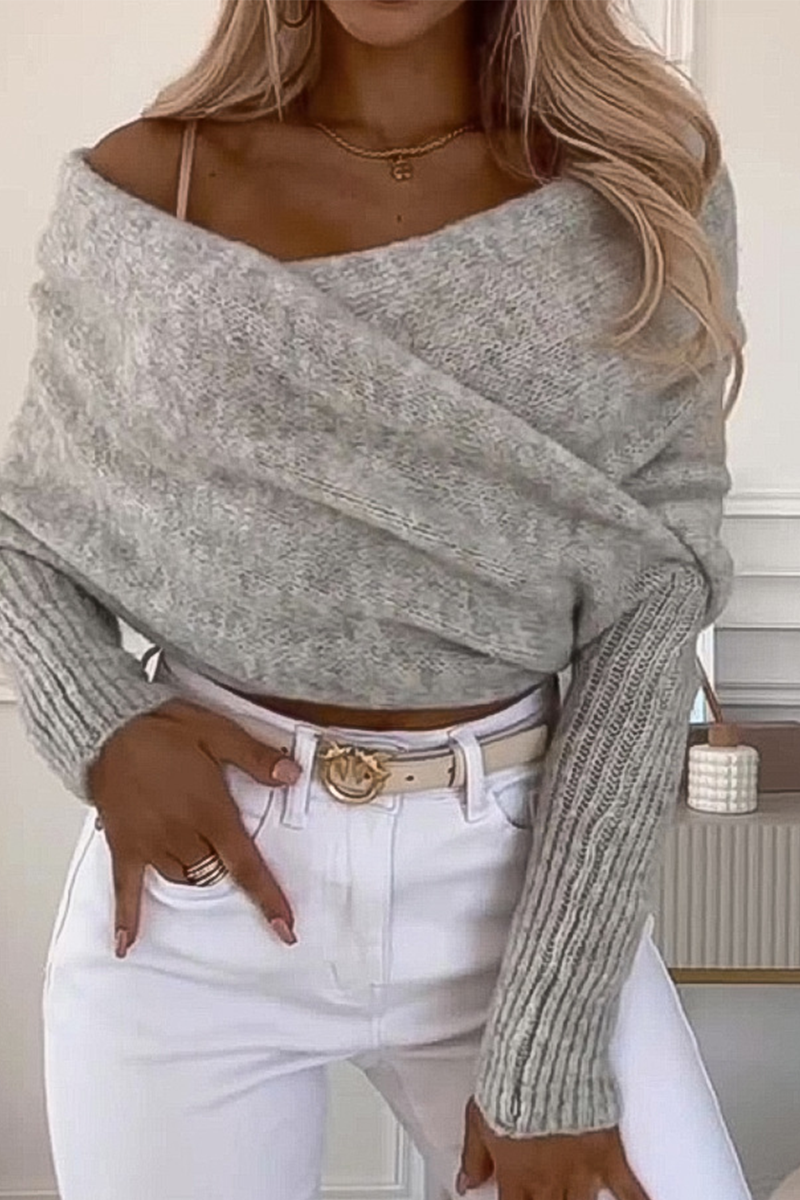 Weekend Cropped Sweater