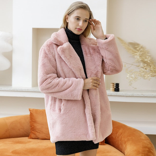Soft Hooded Coat