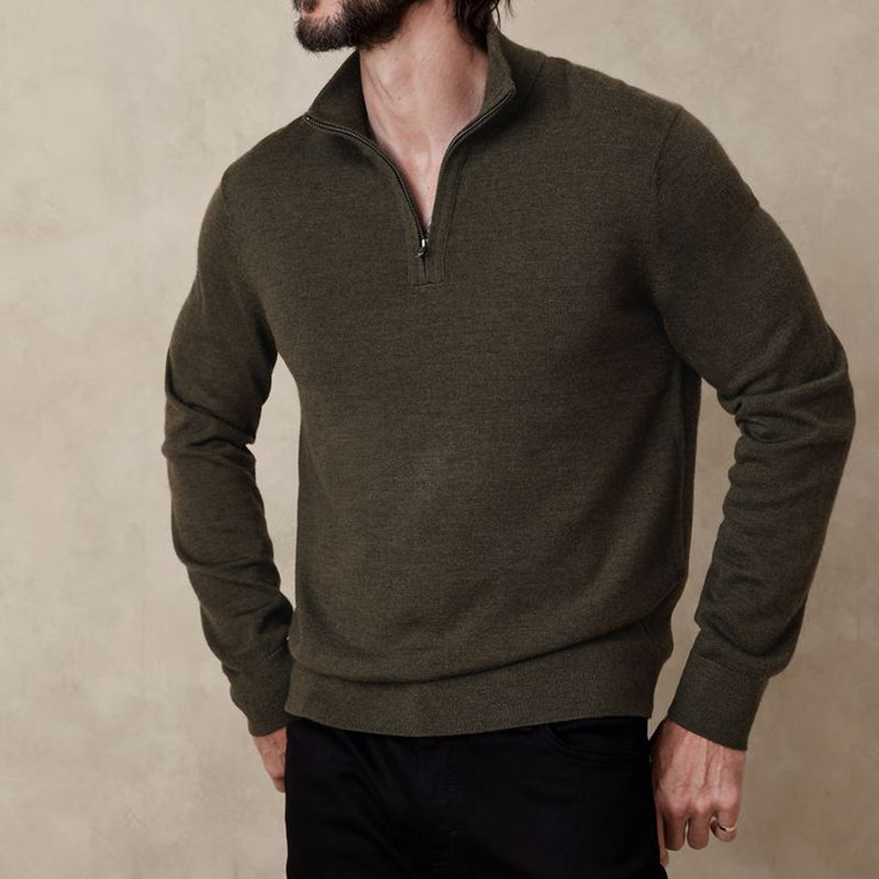 Textured Striped Sweater