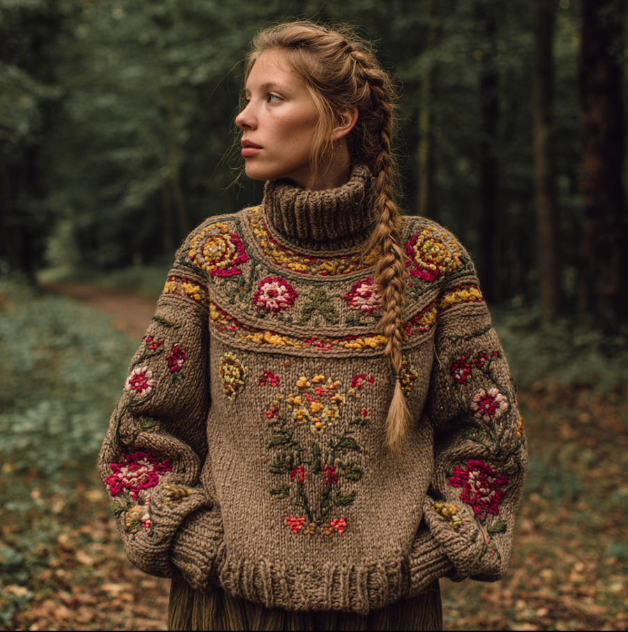 Relaxed Cropped Sweater