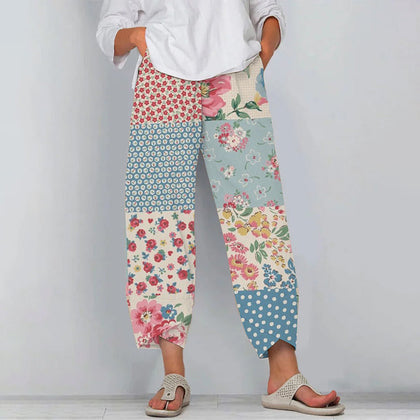 Simple High-Waist Pants